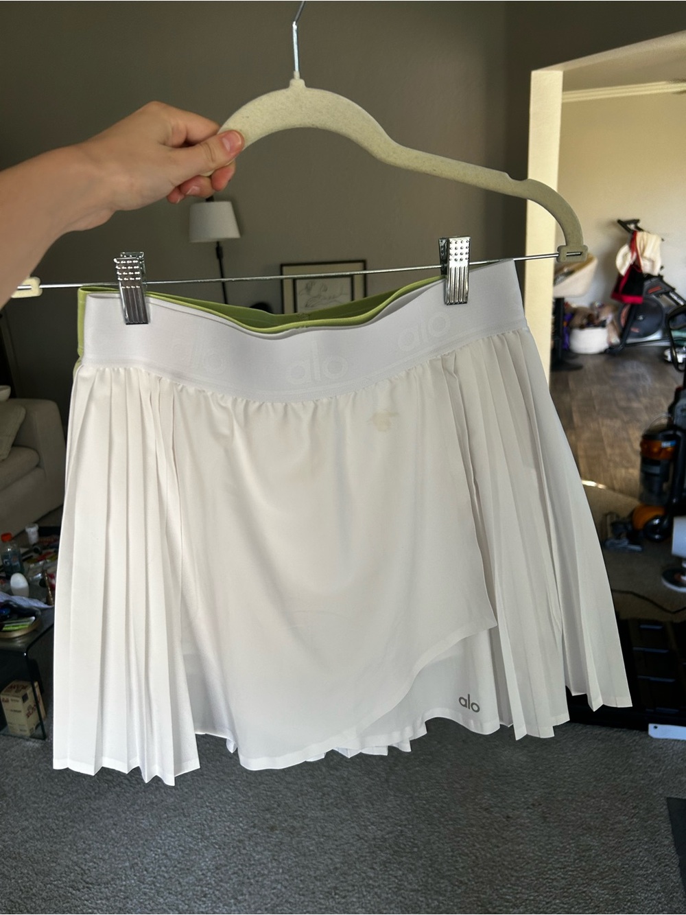 ALO Yoga White Skirt